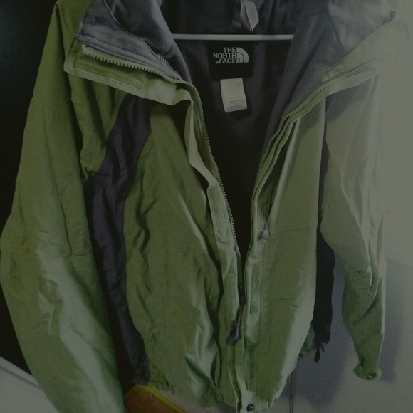 North face jacket green and grey Small - Picture 1 of 4